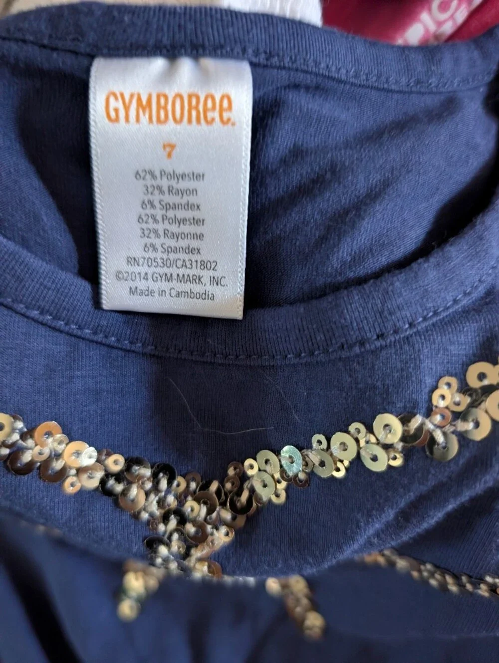 Navy Blue Sequin Bow Dress